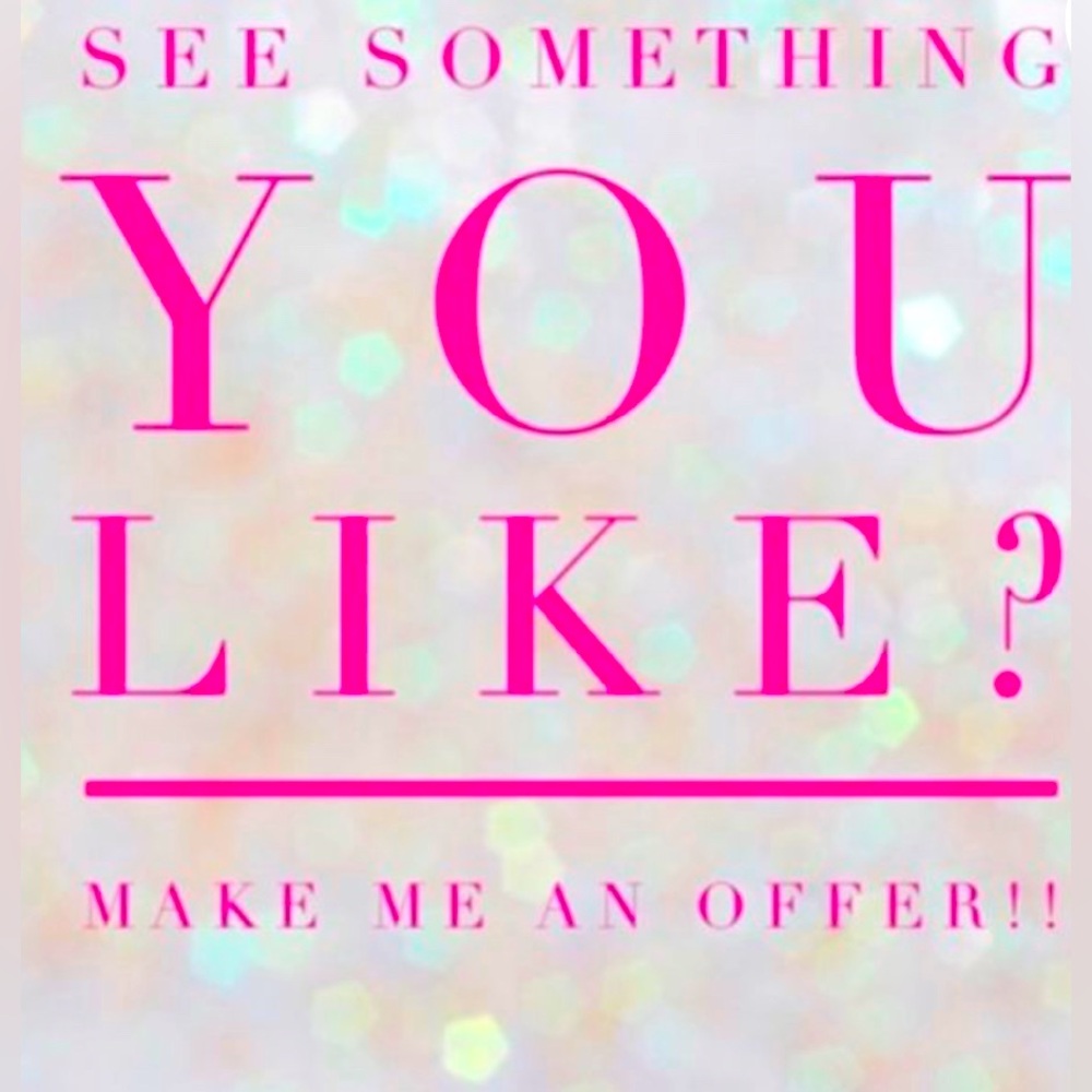 Reasonable offers accepted